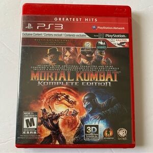 Mortal Kombat Komplete Edition PS3 PlayStation 3 Video Game